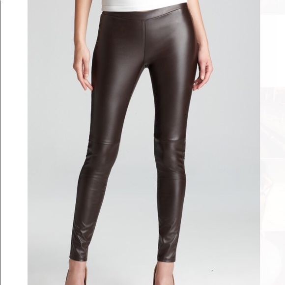 LAST ONE! Black Faux Leather Leggings Size Small - Picture 6 of 7